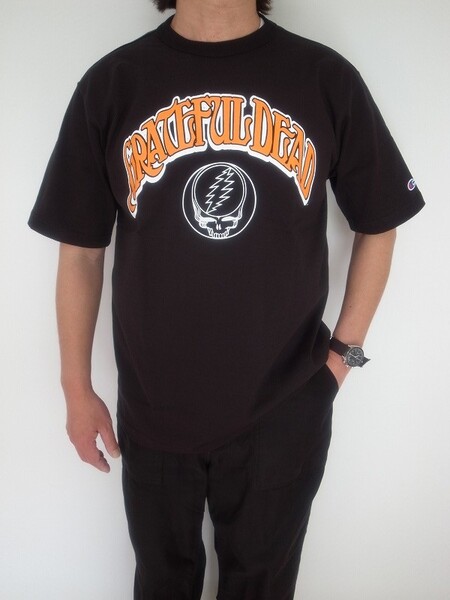 Champion US  T-SHIRT×Grateful Dead BLACK