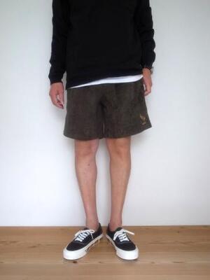 WILD THINGS SUMMER CORD SHORTS MOSS GREEN