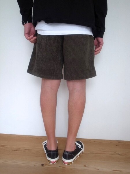 WILD THINGS SUMMER CORD SHORTS MOSS GREEN