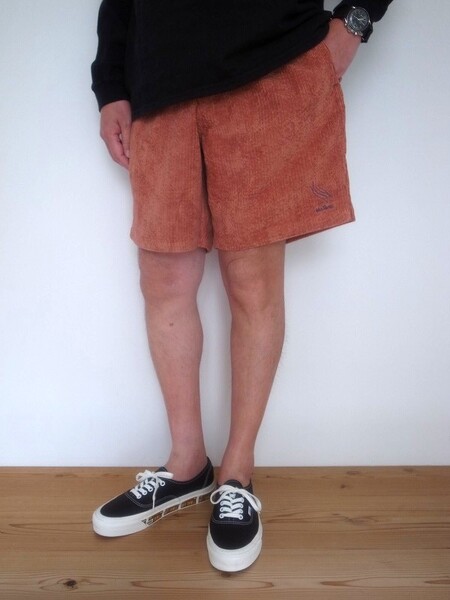 WILD THINGS SUMMER CORD SHORTS RED WOOD