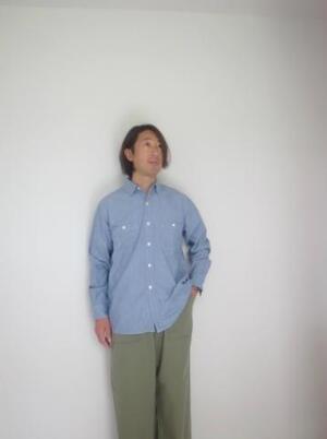 Manual Alphabet VINTAGE CHAMBRAY WORK SHIRTS