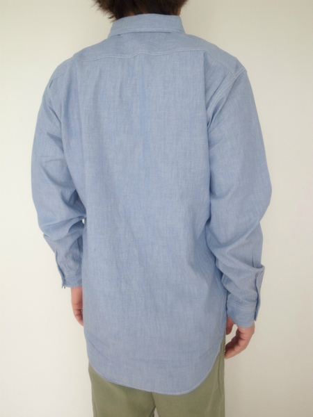 Manual Alphabet VINTAGE CHAMBRAY WORK SHIRTS