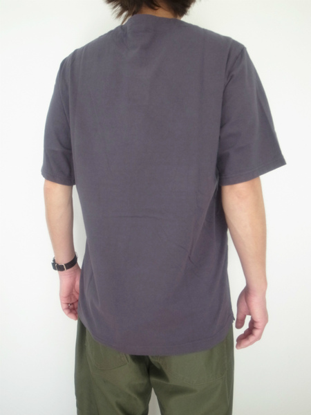 Jackman HENLEYNECK T-SHIRT DARK BULE GRAY