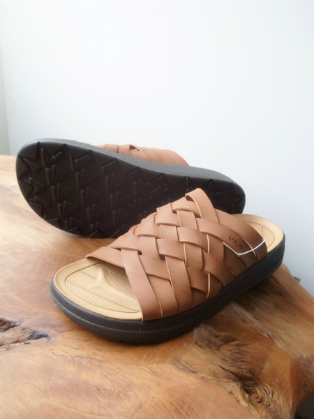 MALIBU SANDALS ZUMA WHISKKEY/DARK BROWN VEGAN LET