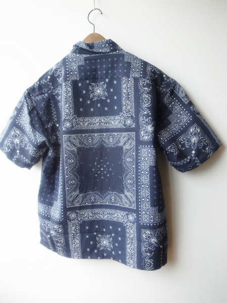 THE NORTH FACE S/S Aloha Vent Shirt バンダナリニューアルブルー