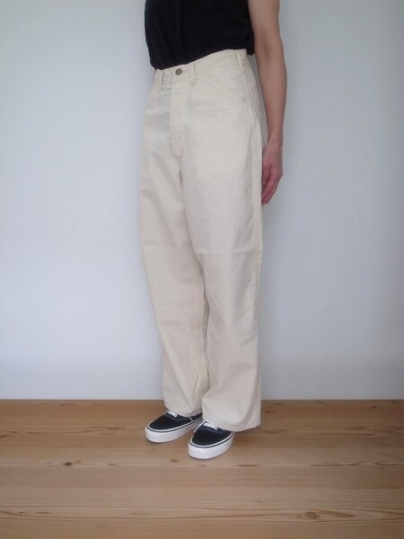 orslow WIDE FIT 30'S PAINTER PANTS ECRU