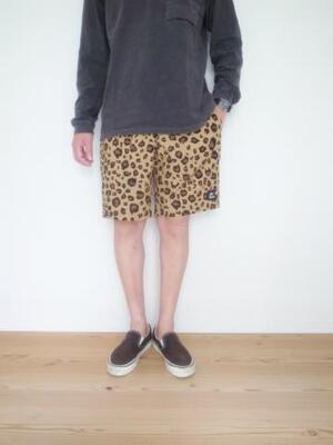 WILD THINGS PRINT BASE SHORTS LEOPARD