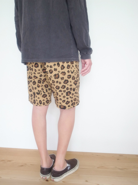 WILD THINGS PRINT BASE SHORTS LEOPARD