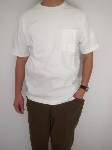 Jackman Poket T-shirt  JM5534 White