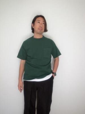Jackman Poket T-shirt  JM5534 Green