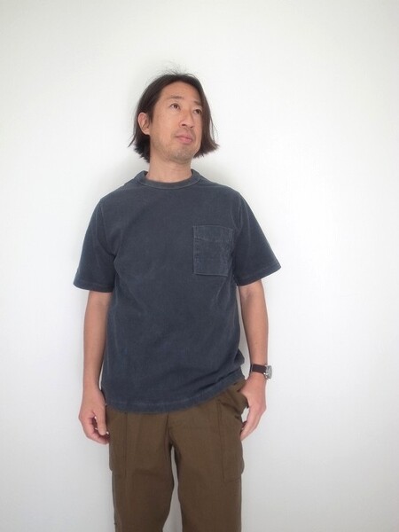 Jackman Poket T-shirt  JM5534PD BLUE  GRAY