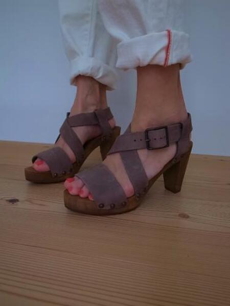 Sanita HELEEN PLATEAU SANDAL Grey