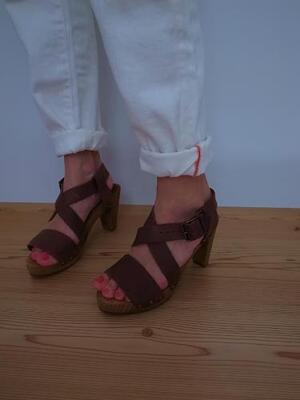 Sanita HELEEN PLATEAU SANDAL Brown