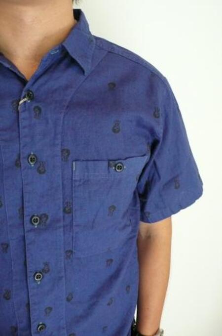 GO HEMP ゴーヘンプ　DAY AFTER SHIRTS NAVY