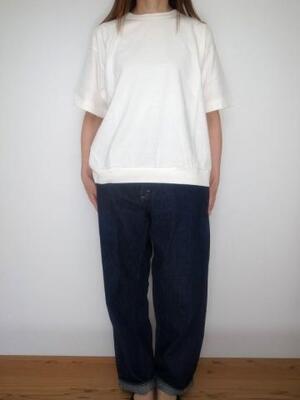 Ordinary fits DROP RIB TEE WHT