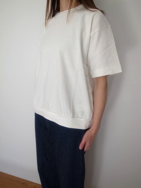 Ordinary fits DROP RIB TEE WHT