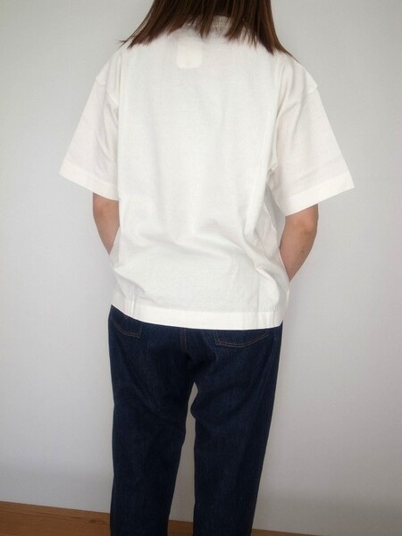 Ordinary fits DROP RIB TEE WHT