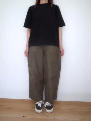 Ordinary fits DROP RIB TEE BLK