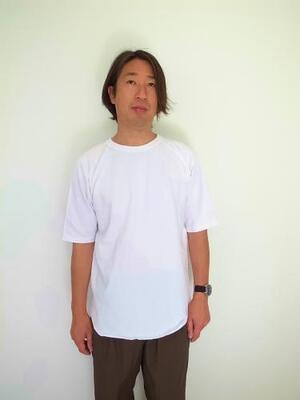 WALLA WALLA KANOKO 1/2SLEEVE LOOSE BASEBALLTEE WHI