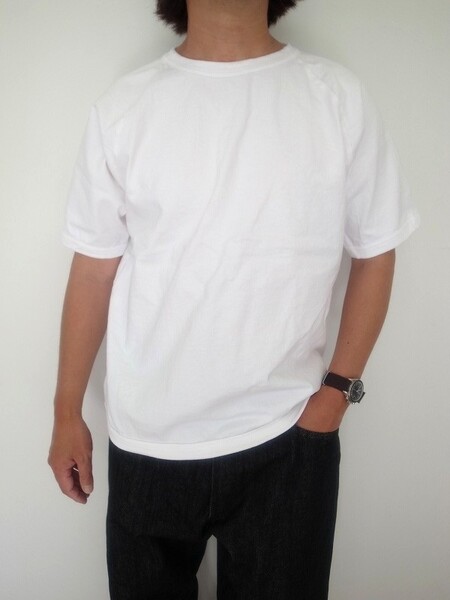 WALLA WALLA SPORT RAGLAN RIB LOOSE TEE WHITE