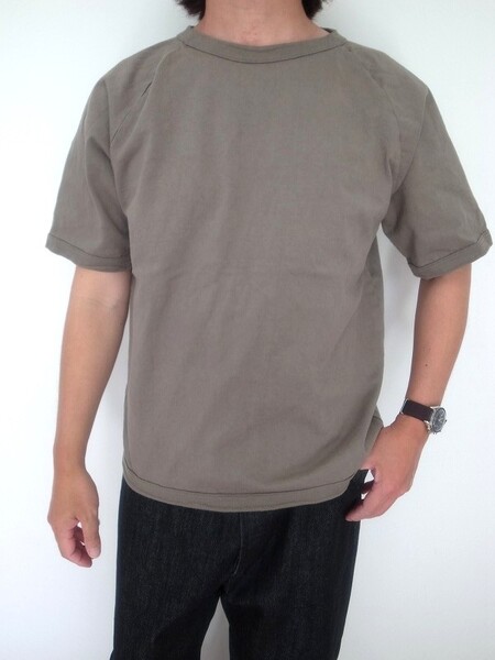 WALLA WALLA SPORT RAGLAN RIB LOOSE TEE FOLIAGE GRE