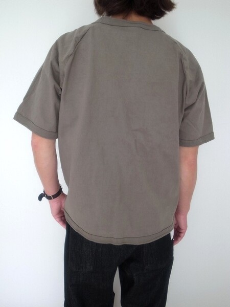 WALLA WALLA SPORT RAGLAN RIB LOOSE TEE FOLIAGE GRE