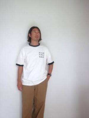 Jackman RIB GCU T-shirt White×Ivy