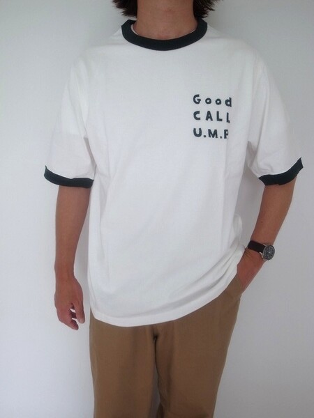 Jackman RIB GCU T-shirt White×Ivy