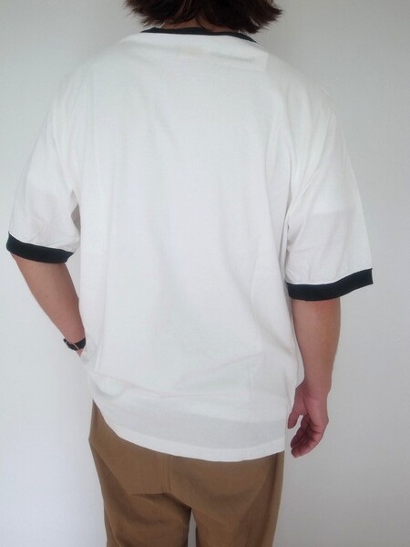 Jackman RIB GCU T-shirt White×Ivy
