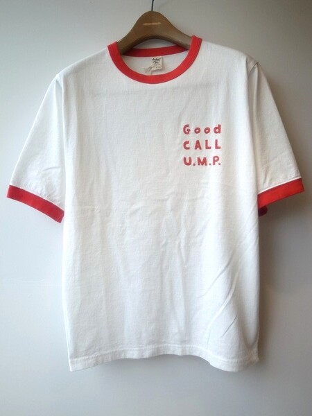 Jackman RIB GCU T-shirt White×Red