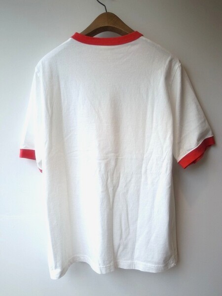 Jackman RIB GCU T-shirt White×Red