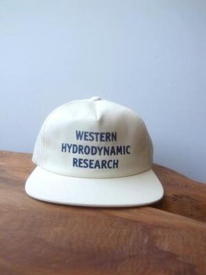 WESTERN HYDRODYNAMIC RESERCH PROMO HAT NATURAL/NAV