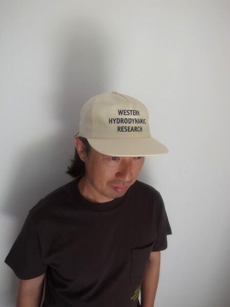 WESTERN HYDRODYNAMIC RESERCH PROMO HAT NATURAL/NAV
