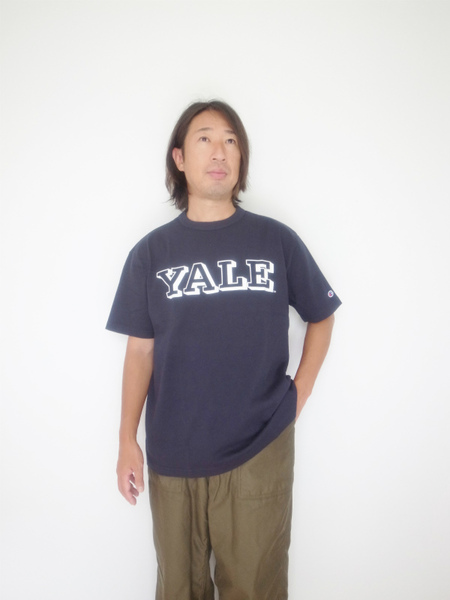 Champion US  T-SHIRT YALE ネイビー