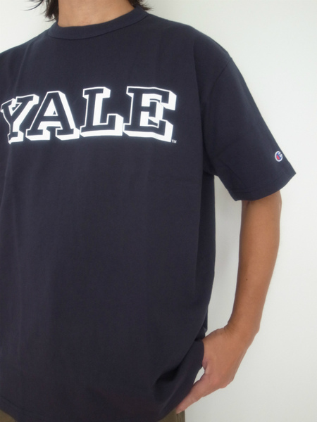 Champion US  T-SHIRT YALE ネイビー