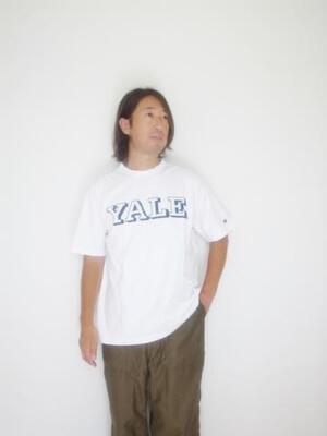 Champion US  T-SHIRT YALE ホワイト