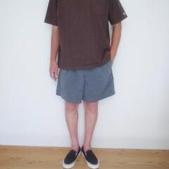 Champion US POKET T-SHIRT ダークブラウン
