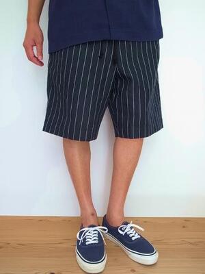 HEALTH ヘルス Easy pants #6 Black stripe