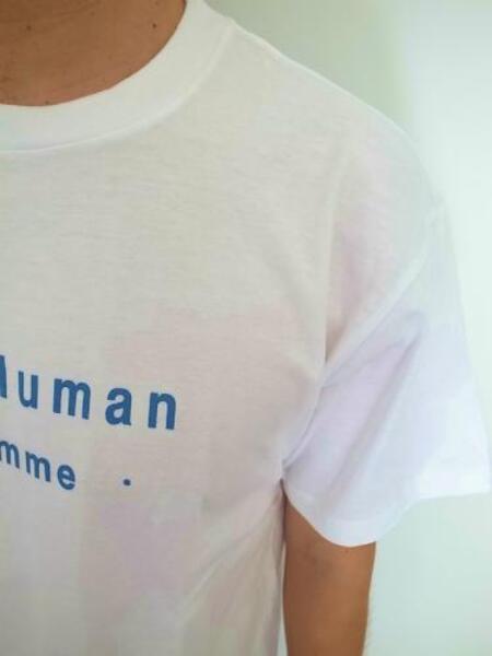 HEALTH ヘルス  S/STEE The Human homme White×Blue