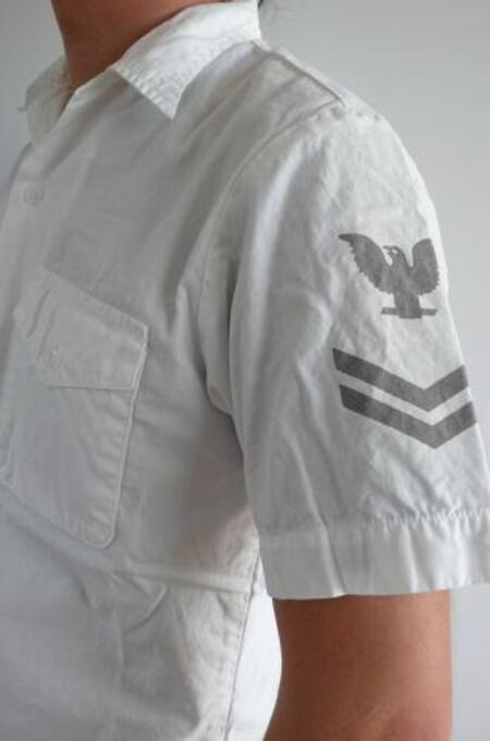 orslow  us navy short sleeve shirts