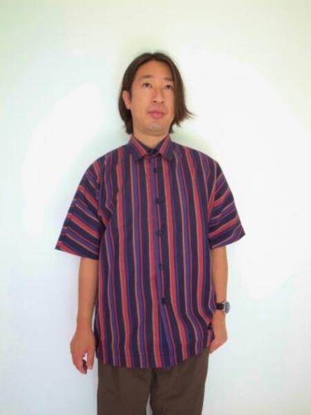 HEALTH ヘルス SUMMER SHIRTS ♯1 BLACK×REDSTRIPE