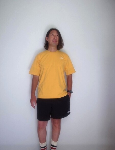 THE NORTH FACE GAR TYPOGRAPHIC COLORED S/S TEE TY