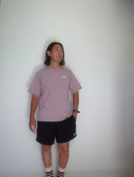 THE NORTH FACE GAR TYPOGRAPHIC COLORED S/S TEE SF