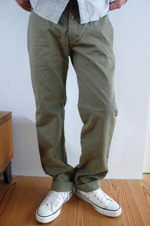 Ordinary fits オーディナリーフィッツ　DATAIL CHINO OLIVE