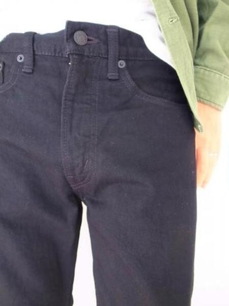 orslow メンズ IVY FIT JEANS 107 D61 Black Denim | DOWN THE LINE