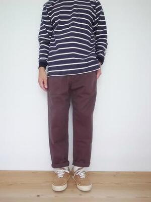 GRAMICCI LOOSE TAPERED PANTS DARK BROWN