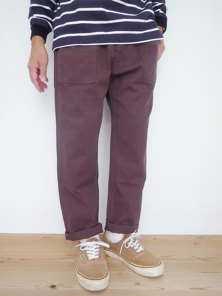 GRAMICCI LOOSE TAPERED PANTS DARK BROWN