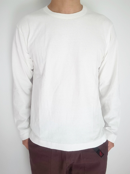 BETTER RAFFY COTTON L/S T-SHIRT OFF WHITE