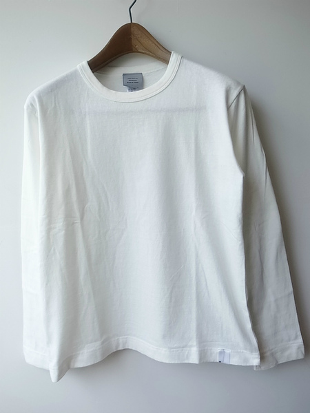 BETTER RAFFY COTTON L/S T-SHIRT OFF WHITE