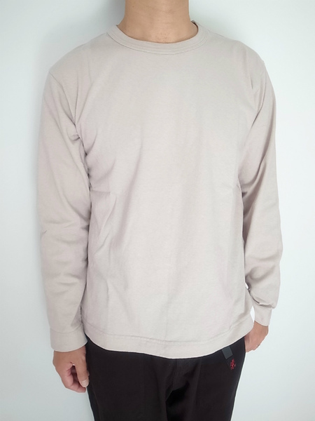 BETTER RAFFY COTTON L/S T-SHIRT SAND